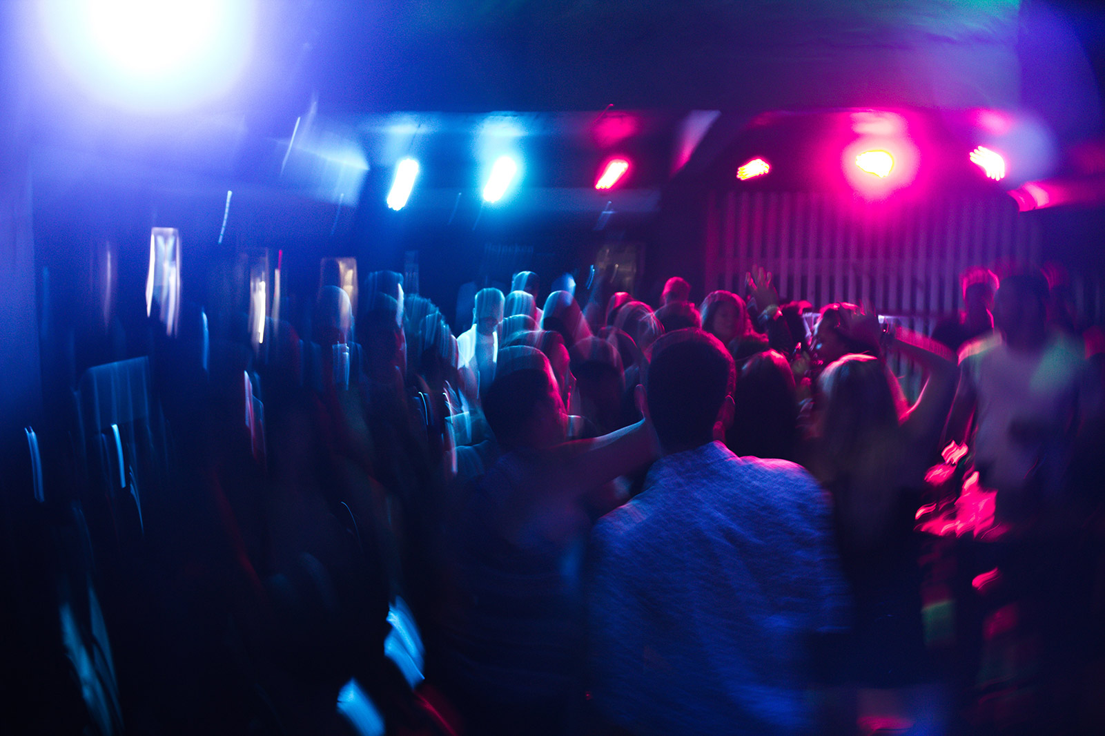 people dancing at a concert